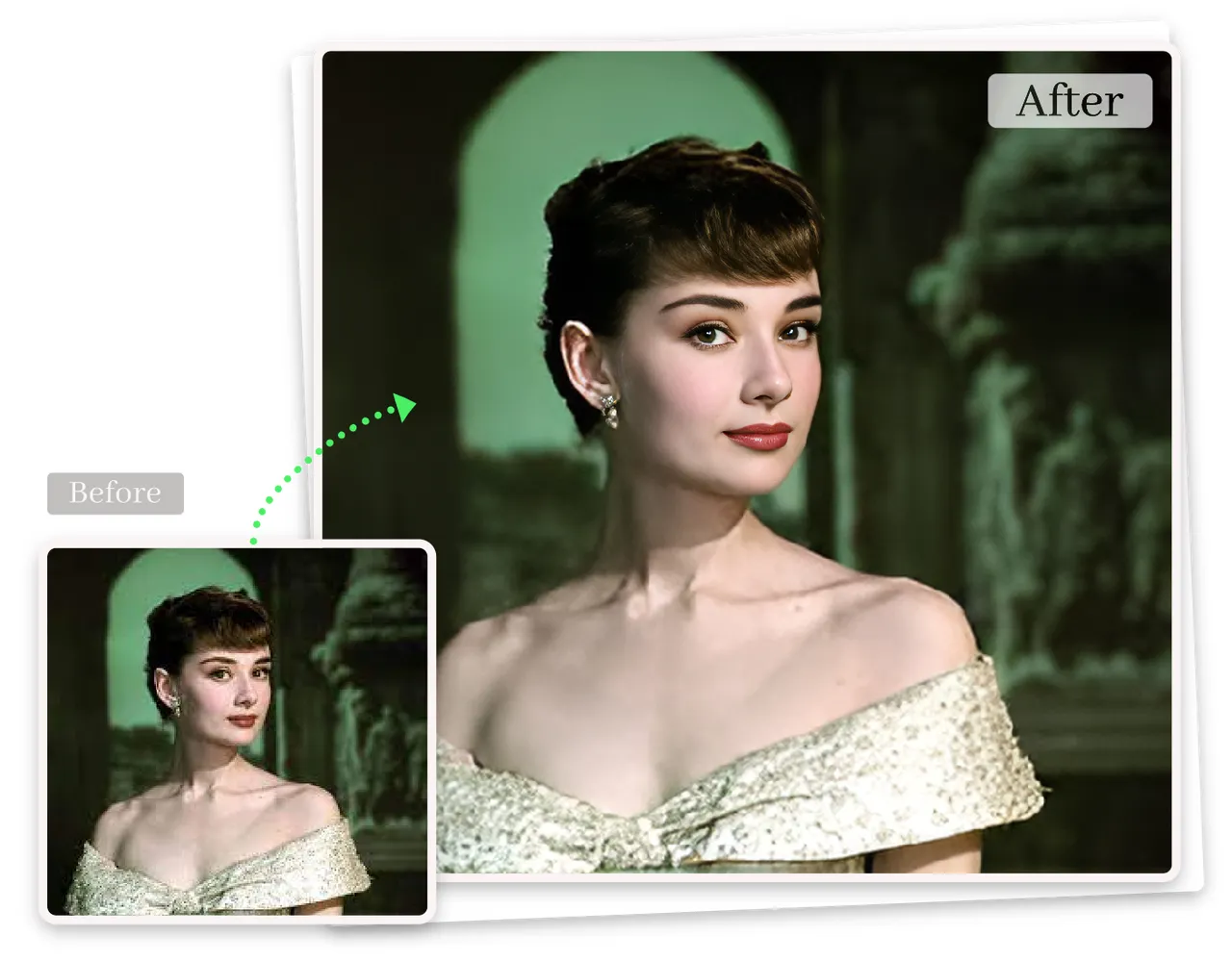 Improve Low-Quality Face Images for Social Media or Printing