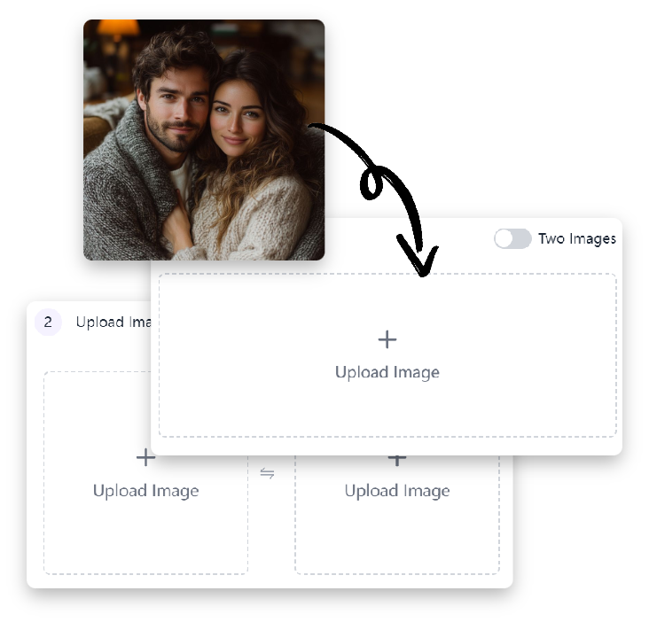 Upload a Couple Photo or Two Solo Portraits
