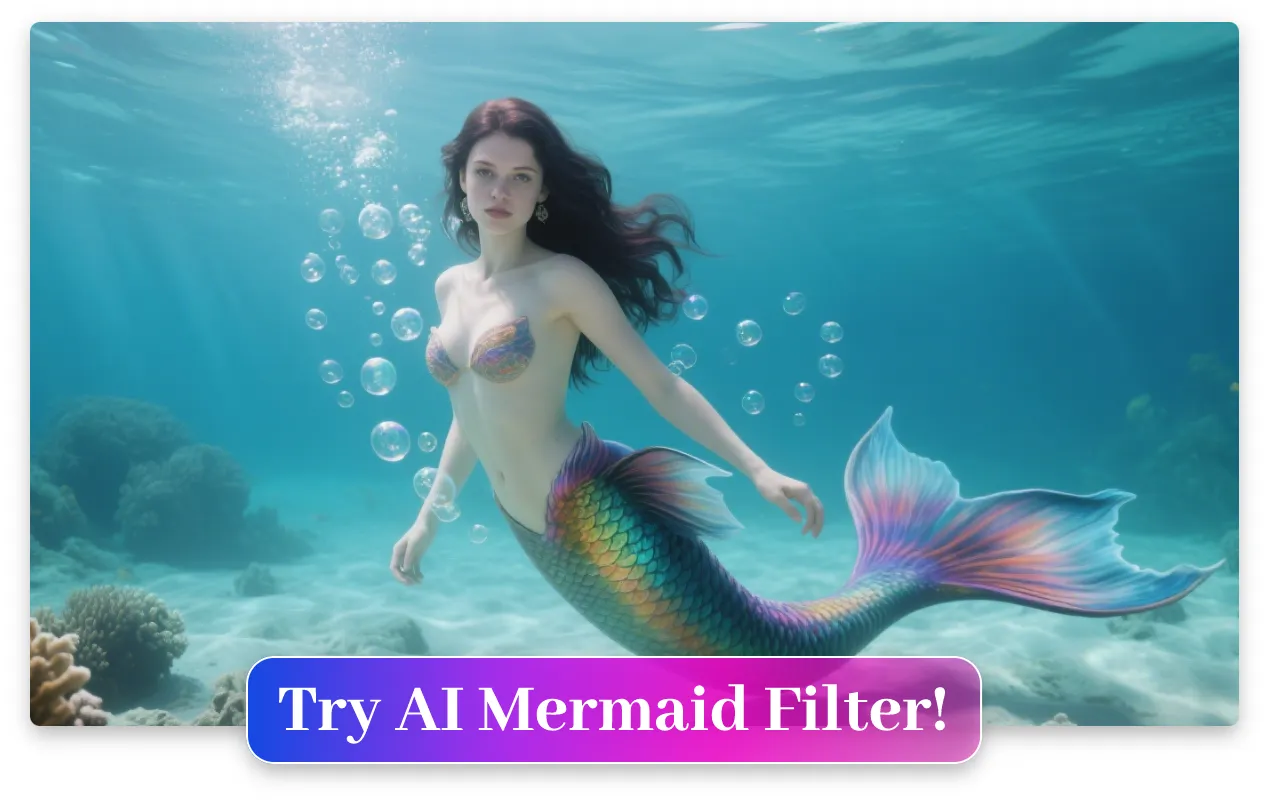 Enhance Creative Projects with AI Mermaid Filter for Digital Art