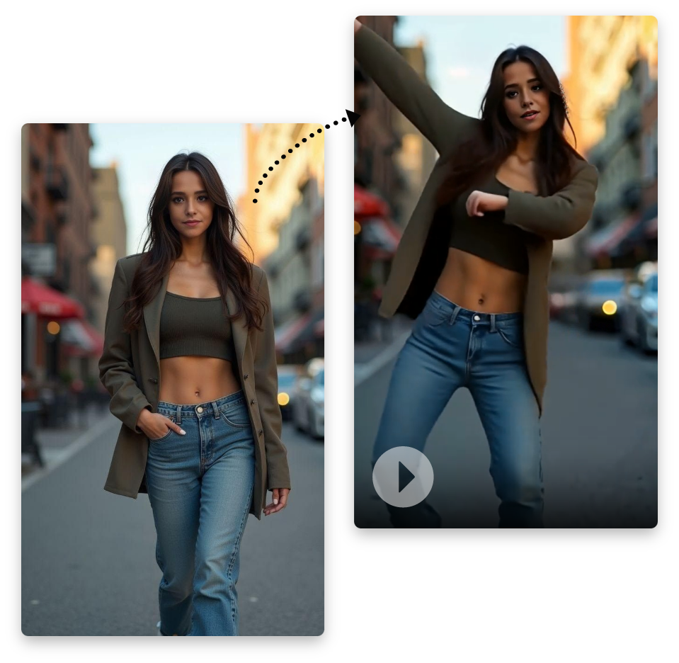 Generate Creative Character Dance Clips