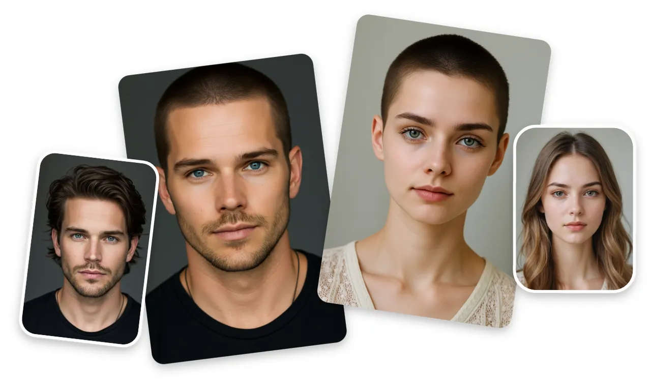 Instantly Visualize Your New Buzz Cut Style with AI Technology