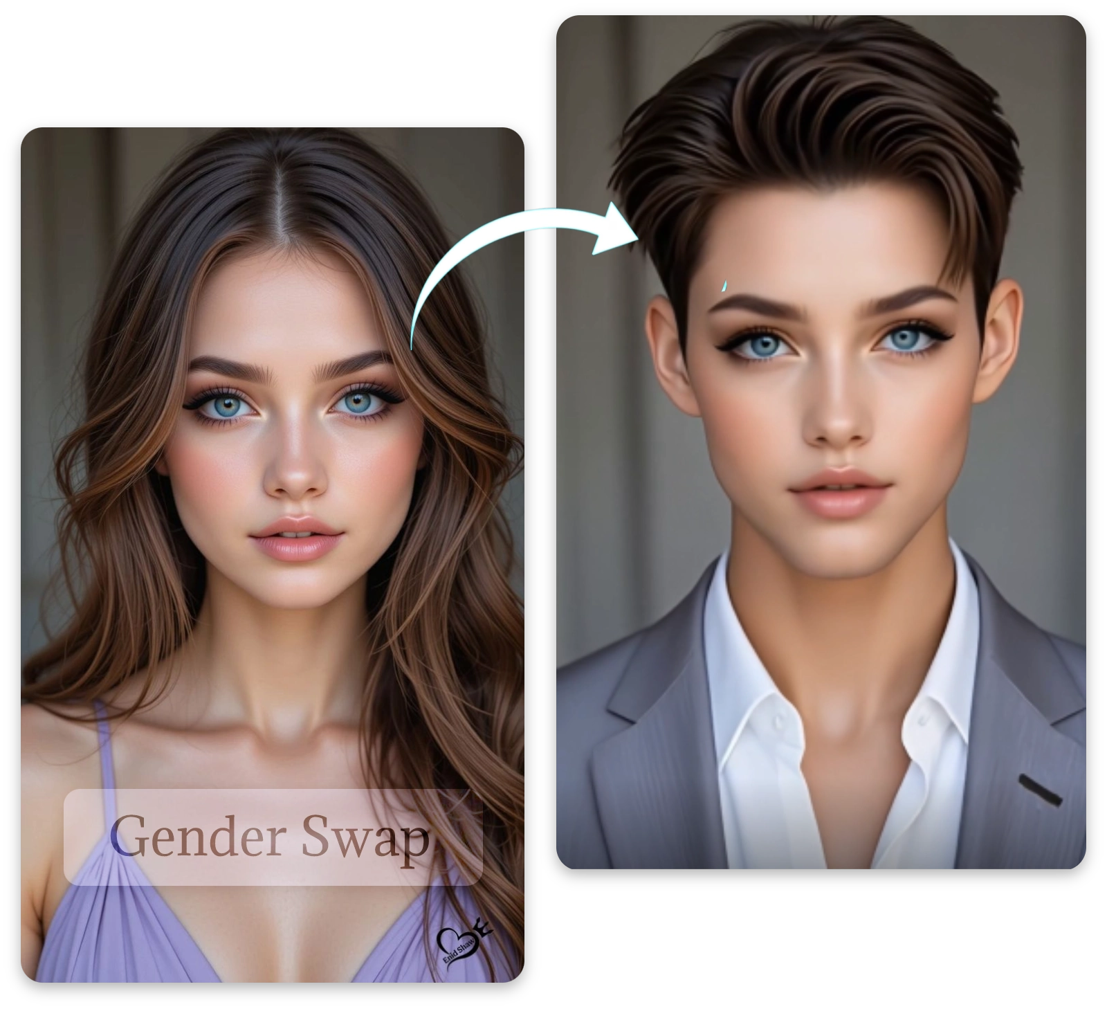 Explore Different Identities with Gender Swap for Fun and Creativity