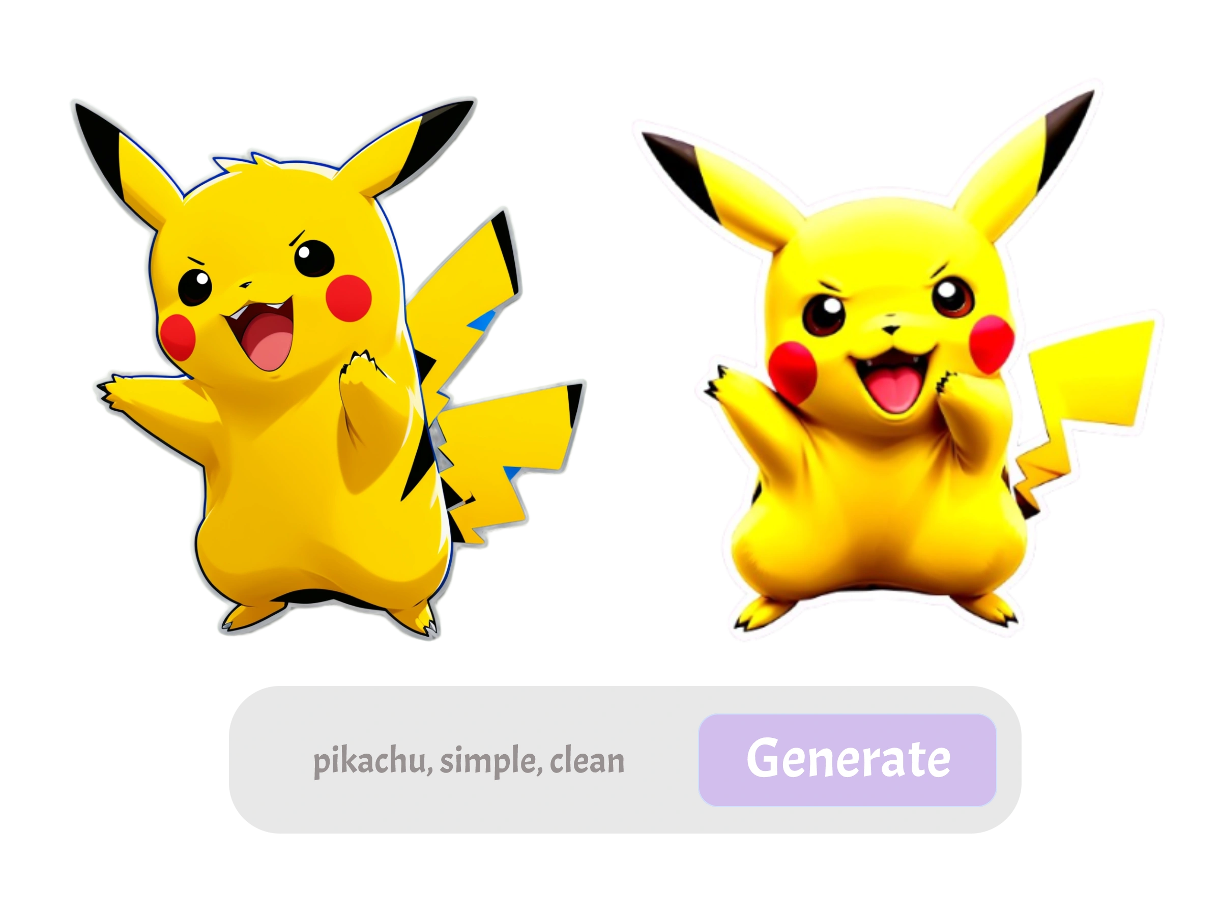 Generate Stickers from Text Descriptions