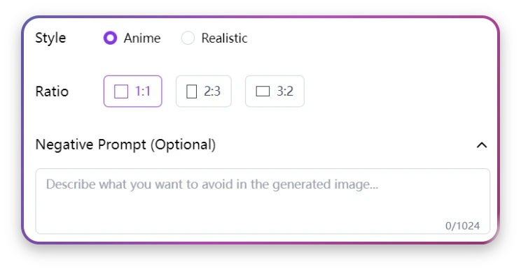 Choose Image Format & Style