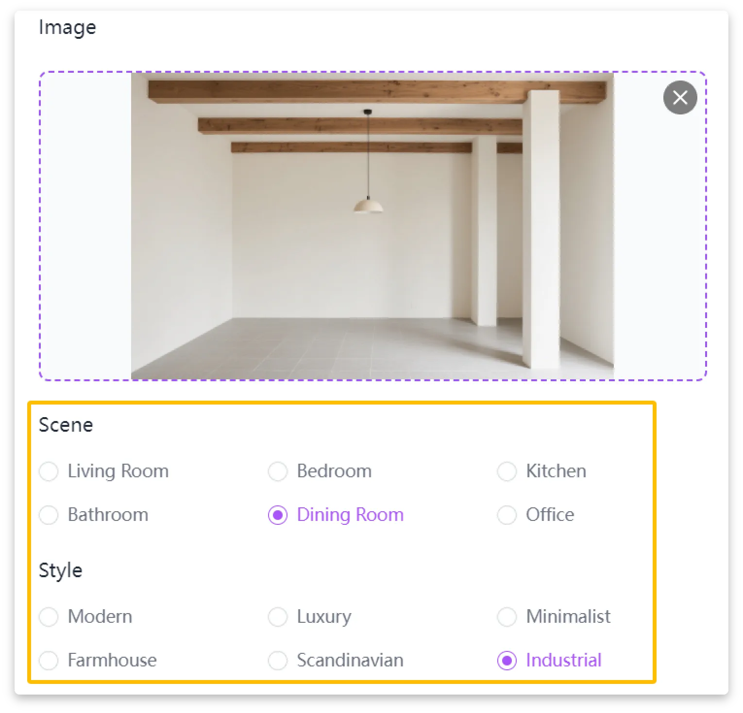 Choose-the-Room-Type-and-Preferred-Style